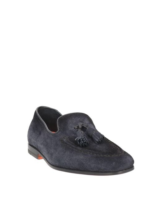 Santoni Blue Loafer for men