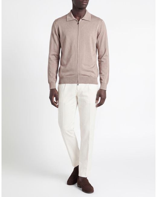 FILIPPO DE LAURENTIIS Gray Cardigan Cotton for men