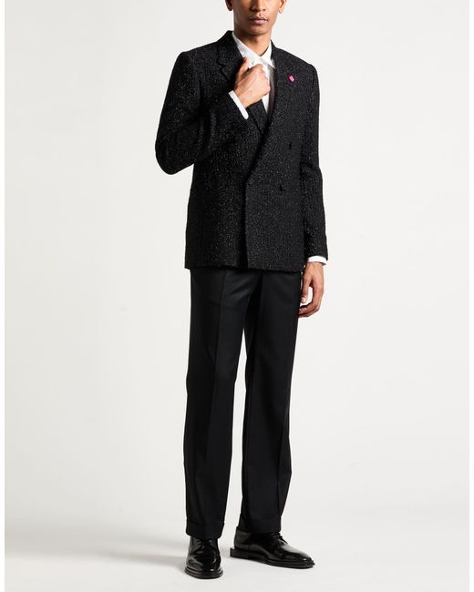 Lardini Blue Blazer Polyamide, Wool, Acrylic, Silk for men