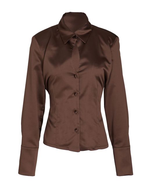 8 by YOOX Brown Shirt
