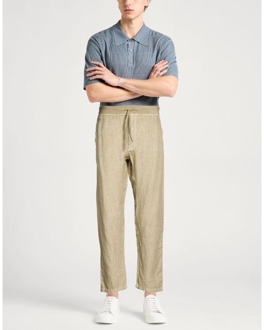 120% Lino Natural Trouser for men