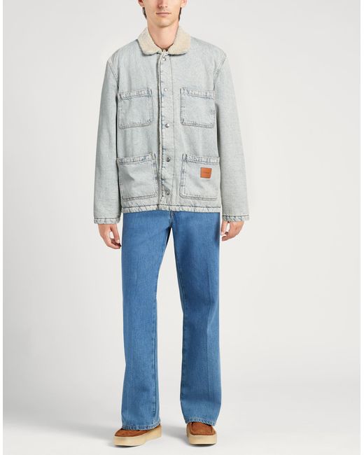 Sandro Gray Denim Outerwear Cotton for men