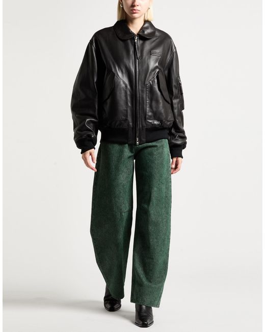 KENZO Black Jacket Lambskin