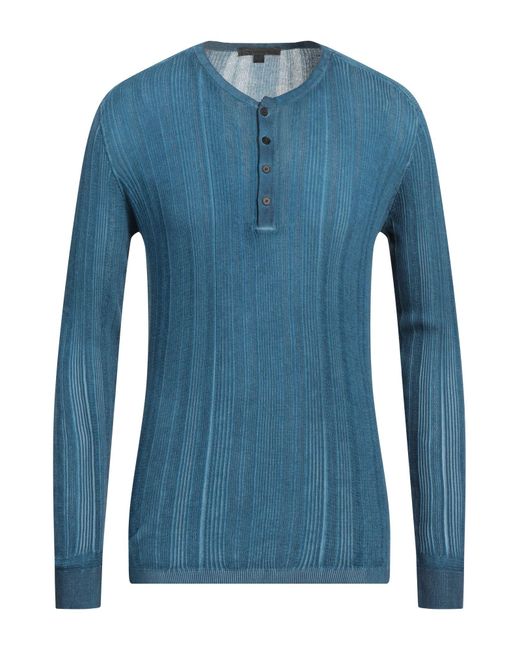 John Varvatos Blue Sweater for men