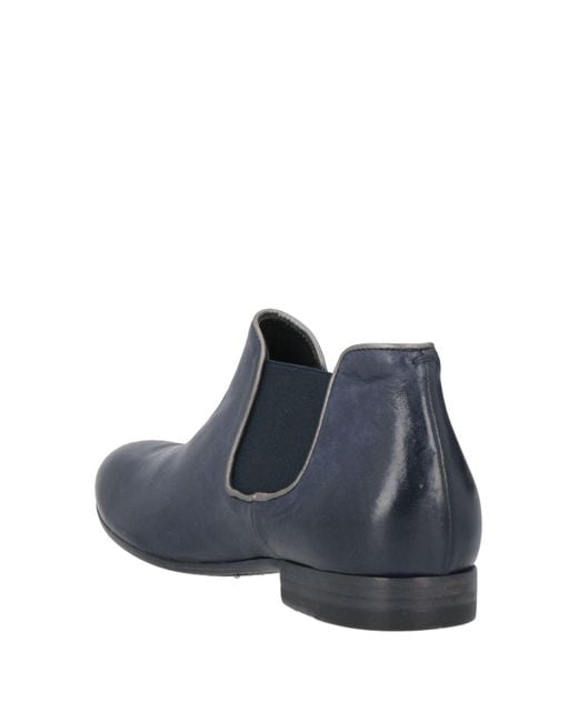 Pantanetti Blue Ankle Boots