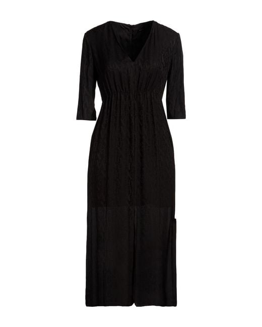 ARMANI EXCHANGE Black Midi Dresses