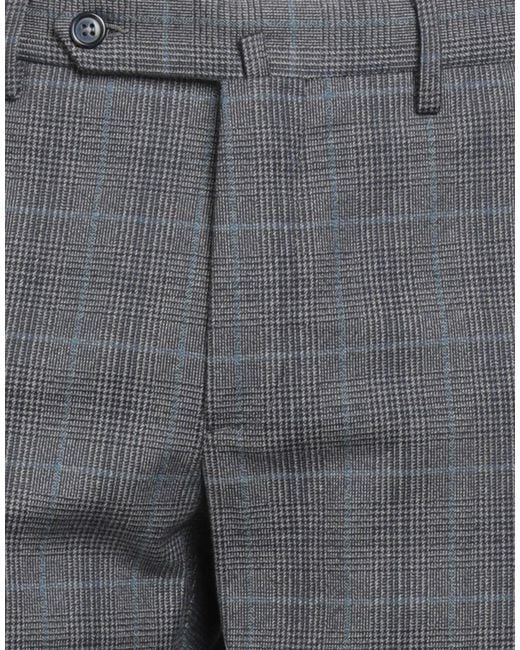 Incotex Gray Pants Cotton, Elastane for men