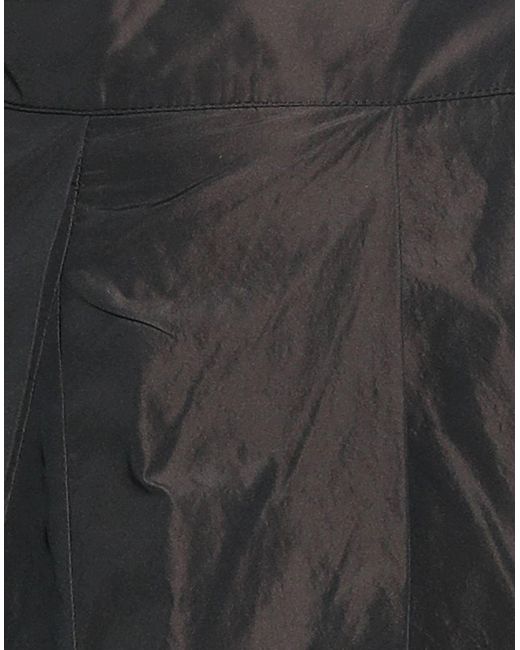 Alpha Studio Gray Midi Skirt Polyester