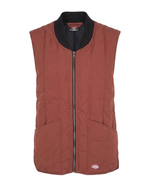 Dickies Red Vest Polyester, Cotton