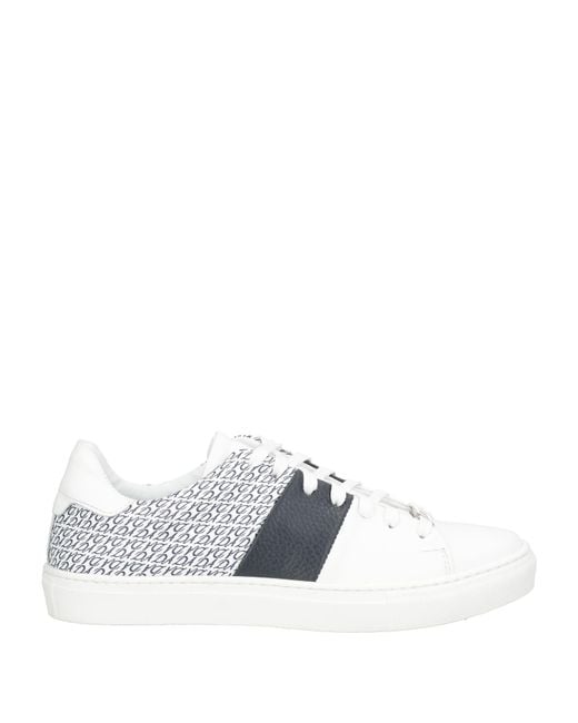 Daniele Alessandrini White Sneakers Leather for men