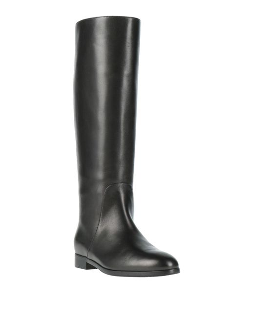 Sergio Rossi Black Boot Leather