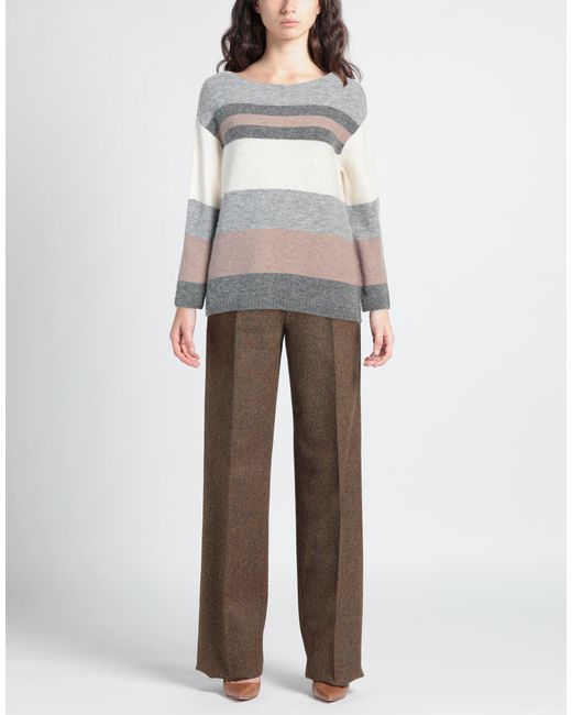 Laure'l Gray Sweater Polyamide, Polyacrylic, Wool, Viscose, Elastane
