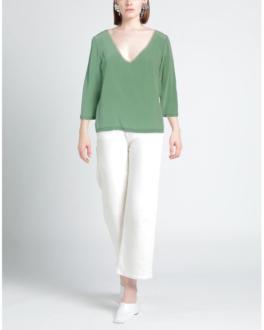 Top Camicettasnob de color Green