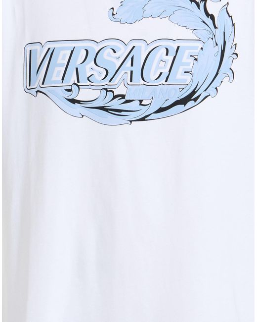 Versace White T-Shirt Cotton for men