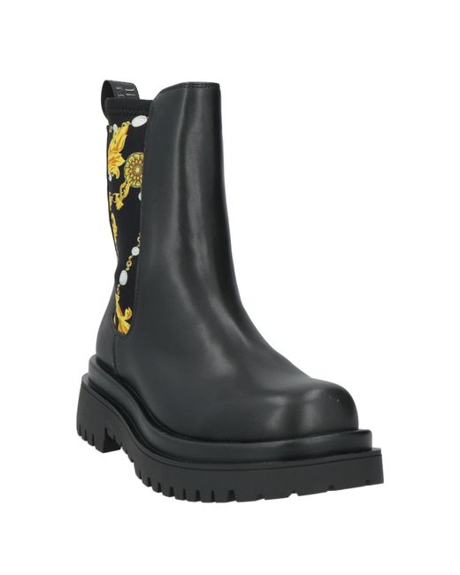 Versace Jeans Couture Black Ankle Boots