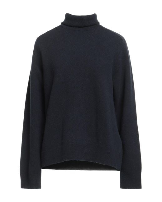 Maison Margiela Blue Turtleneck Wool