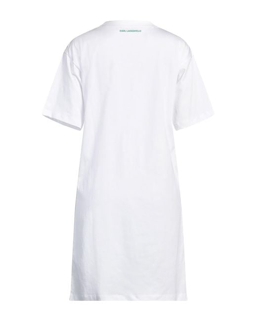 Karl Lagerfeld White Mini Dress