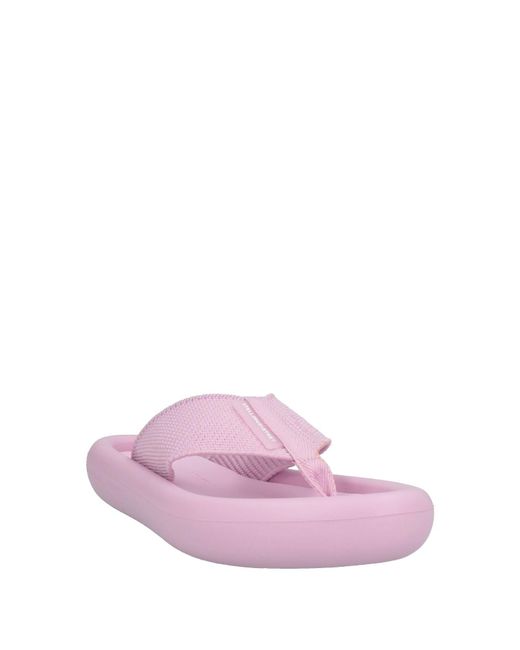 Stella McCartney Pink Toe Post Sandals