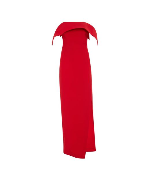 Vestido largo Roland Mouret de color Red