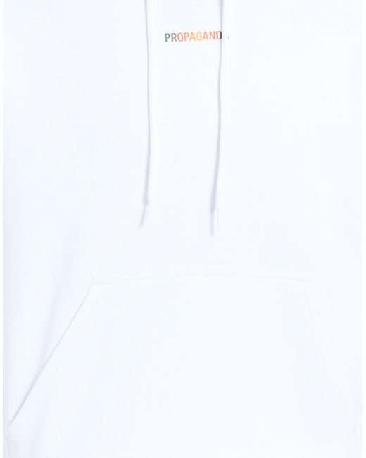 Propaganda White Sweatshirt Cotton for men