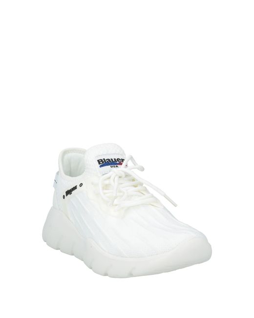 Blauer White Trainers for men