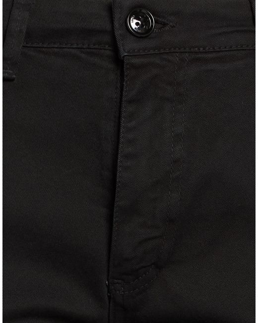 Liu Jo Black Pants Cotton, Elastane