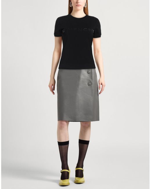 Givenchy Black T-Shirt Cotton, Elastane