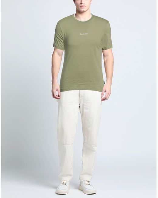 Camiseta Calvin Klein de hombre de color Green