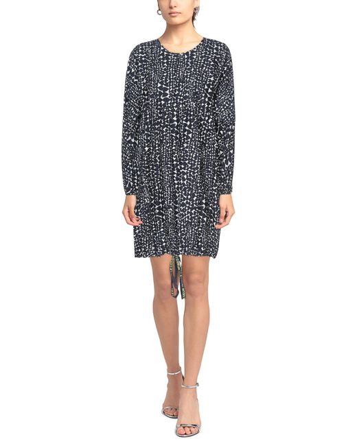 Twinset Blue Mini Dress
