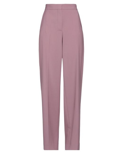 Tory Burch Purple Pants Wool, Elastane