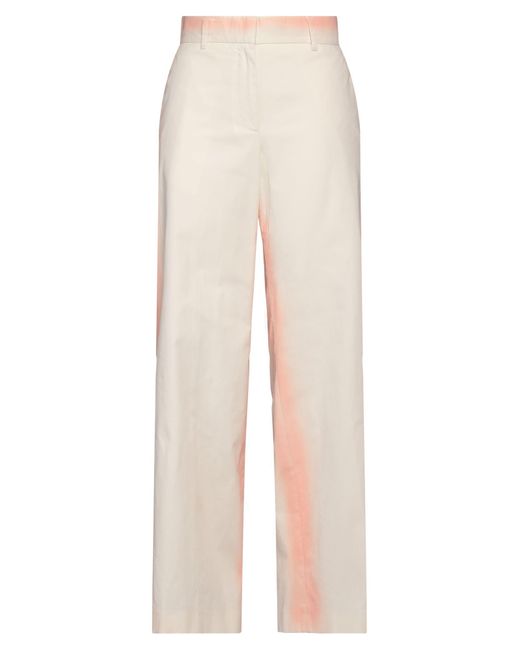 MSGM White Pants Cotton, Elastane