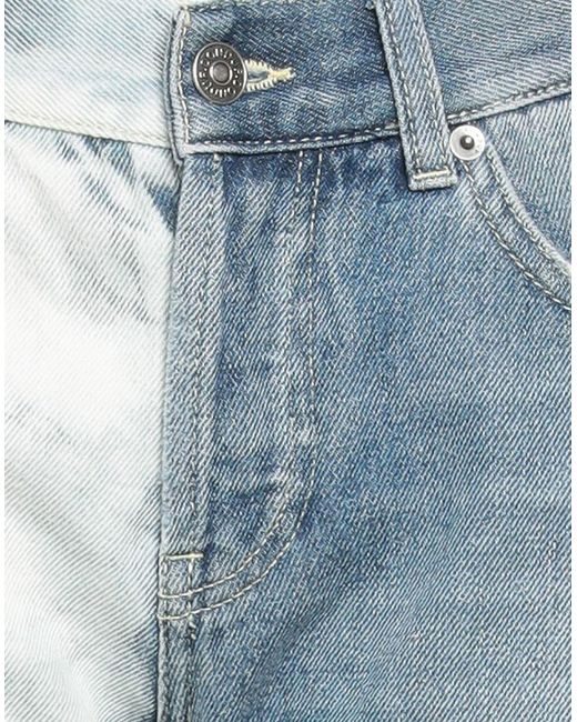 Dondup Blue Denim Shorts Organic Cotton