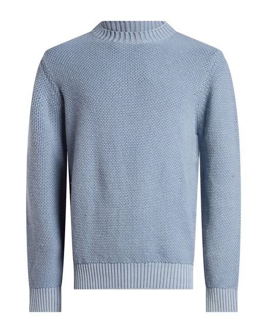 Circolo 1901 Blue Sweater Merino Wool for men