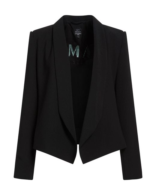 ARMANI EXCHANGE Black Blazer Polyester