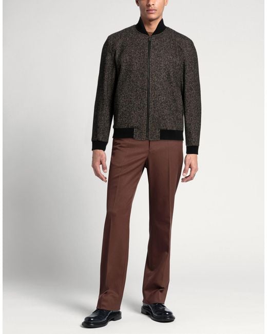 Exte Black Jacket Wool for men