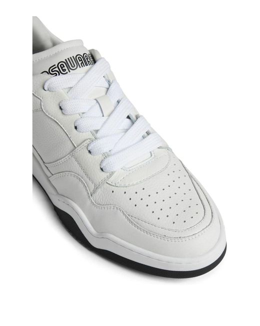Zapatillas con perforaciones DSquared² de hombre de color White