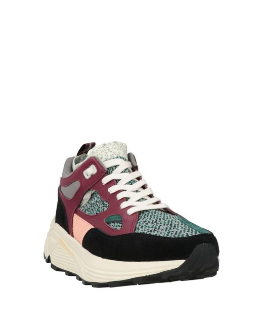 Brandblack Red X Maison Kitsuné Sneakers Textile Fibers, Leather