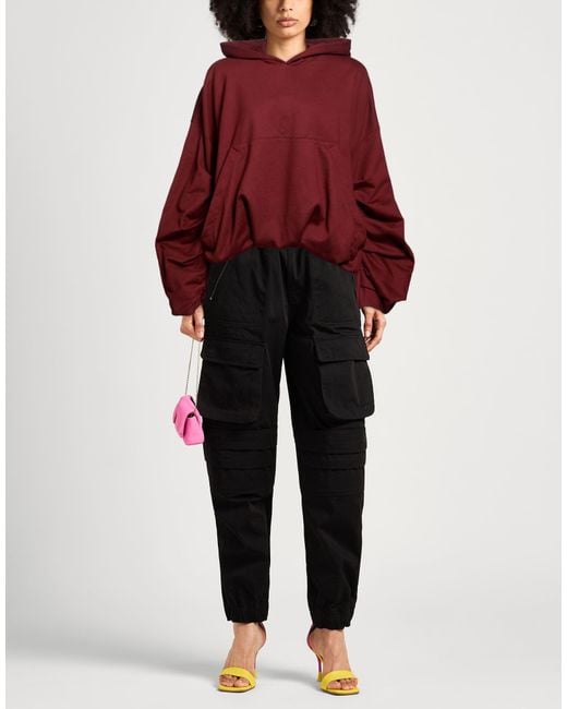 Dries Van Noten Red Burgundy Sweatshirt Cotton