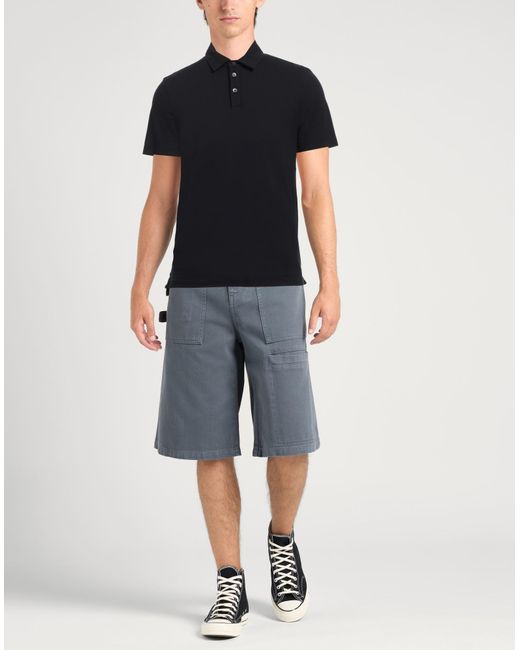 Polo Alpha Studio de hombre de color Black