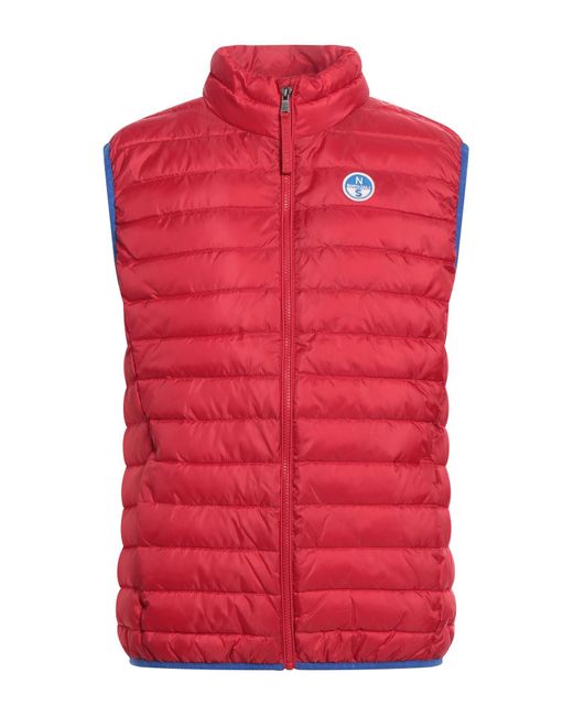 Chompa sin mangas North Sails de hombre de color Red