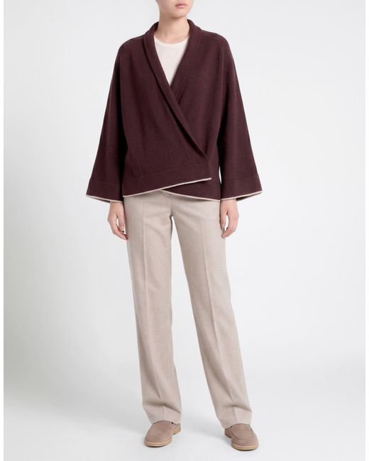 Eleventy Purple Platinum Cardigan Cashmere