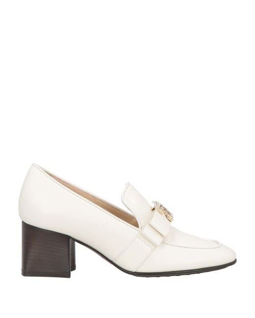 Tod's White Loafers