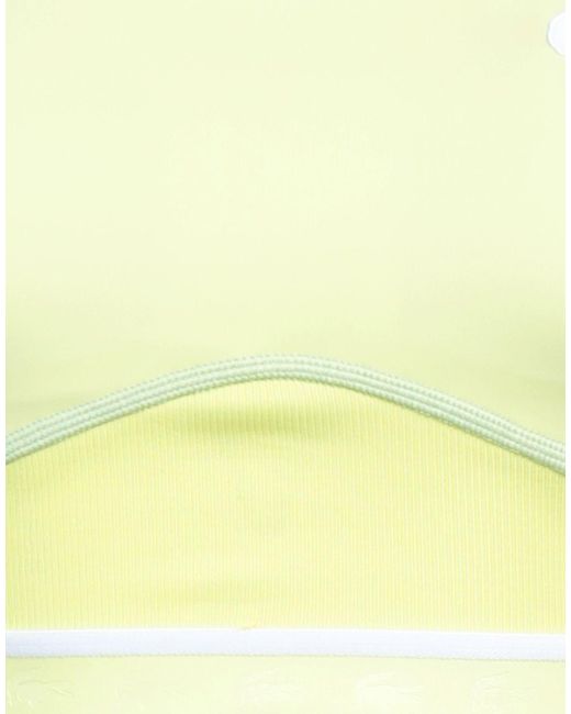 Lacoste Yellow Top Polyester, Elastane
