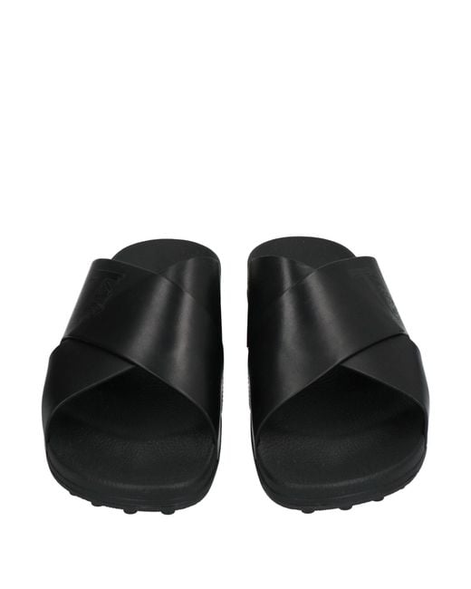 Tod's Black Sandals for men