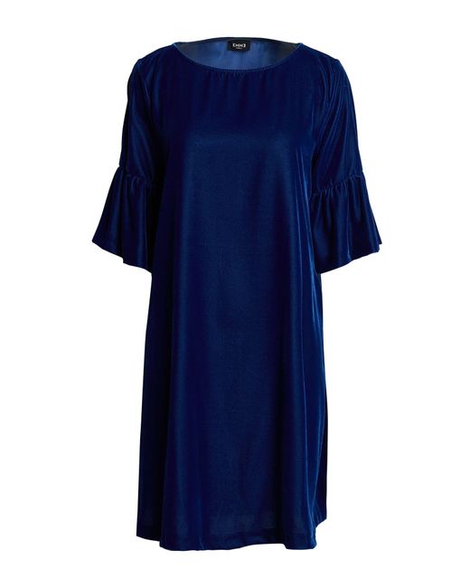 Marella Blue Mini Dress Polyester
