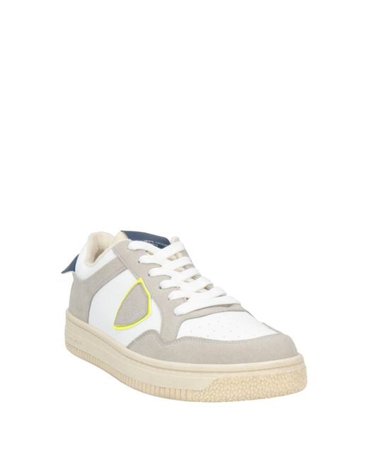ACBC x PHILIPPE MODEL White Light Sneakers Synthetic Material for men