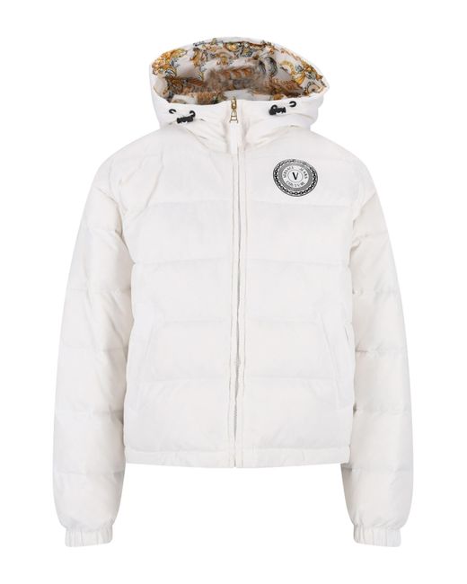 Versace Jeans White Down Jacket for men