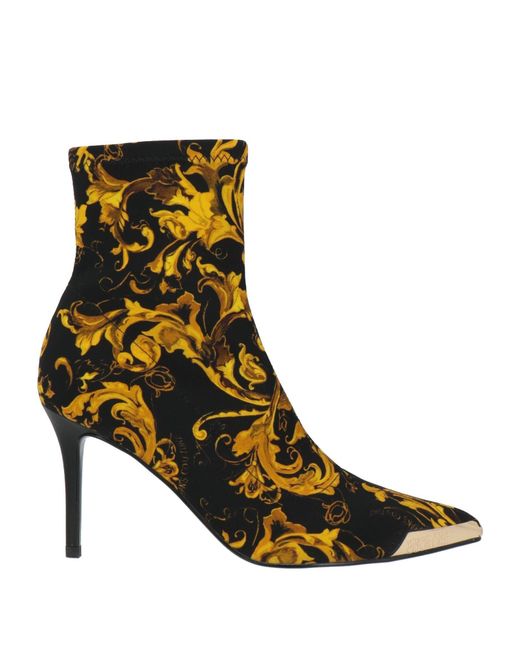 Versace Jeans Couture Black Ankle Boots