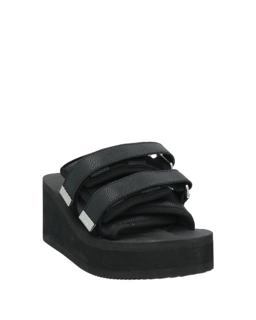 Suicoke Black Sandals for men