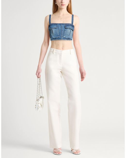MSGM Blue Top Cotton